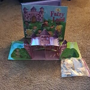 Fairy Land Pop-Up Castle Book, With Story Book And Fairy Paper Pieces